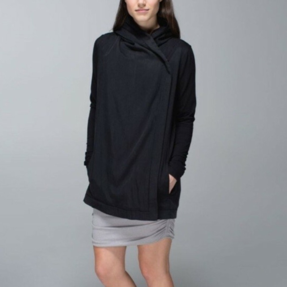 Lululemon Blissed Out Hooded Wrap Sweater cardigan jacket 47634